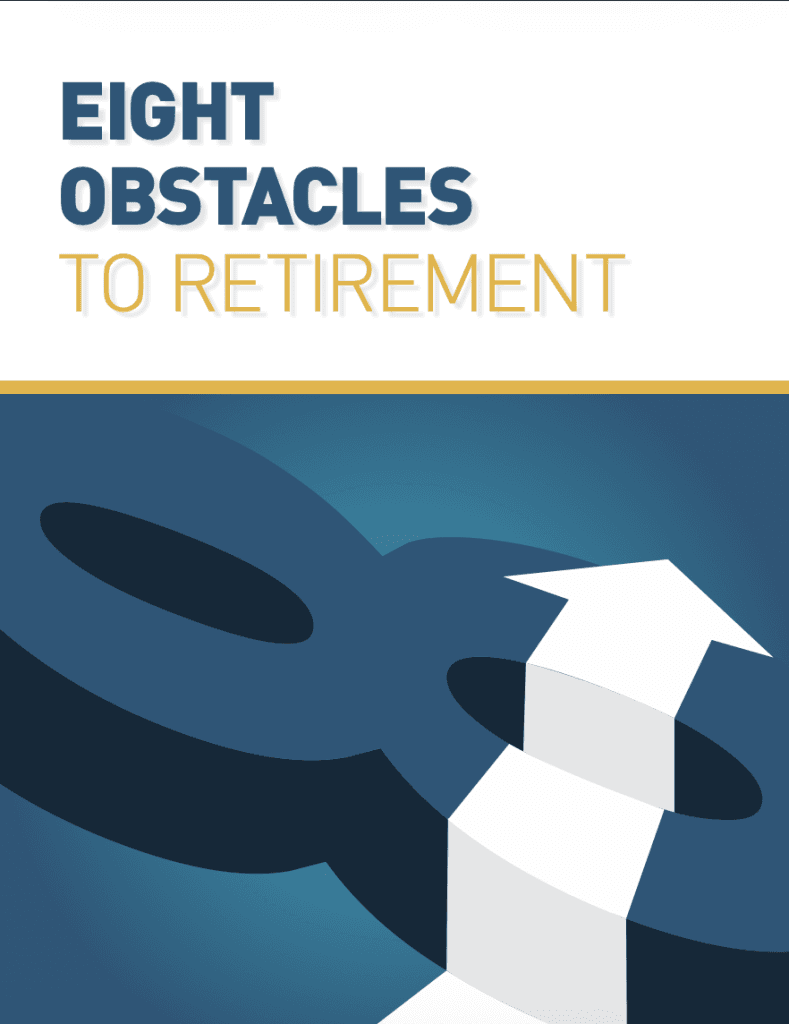 Cover of the Eight Obstacles to Retirement guide